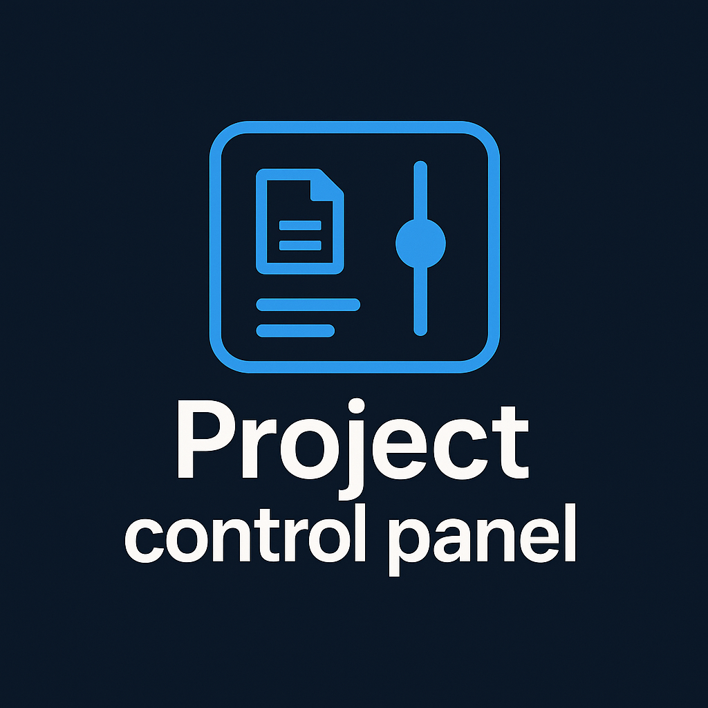 Project Control Panel